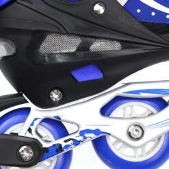 Pattini A Rotelle,Pattini In Linea Regolabili Con Ruote,outdoor Pattini ,modello:M （35-38）blu -Sconto Weber || Campingaz || OUTSUNNY in Italia 47301241 3