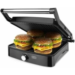 PIASTRA PER PANINI TOAST BISTECCHIERA TOSTAPANE 1800W GRIGLIA GRILL SANDWICH