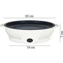 Padella Elettrica Teglia Antiaderente Antiscottatura Riscaldante Cucina KF-A022 -Sconto Weber || Campingaz || OUTSUNNY in Italia 50898354 5