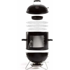 Affumicatore A Carbone 44 Cm Nero - Doc205 - Livoo -Sconto Weber || Campingaz || OUTSUNNY in Italia 51602392 5