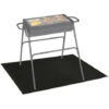 Relaxdays Tappeto Per Barbecue, Protezione Pavimento, Tappetino 90x120 Cm, Griglia A Gas O Carbone, Balcone, Nero -Sconto Weber || Campingaz || OUTSUNNY in Italia 51982768 1