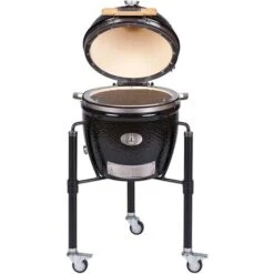 BARBECUE MONOLITH KAMADO JUNIOR PRO SERIES 2.0 NERO CON CARRELLO (38124) -Sconto Weber || Campingaz || OUTSUNNY in Italia 53075561 2