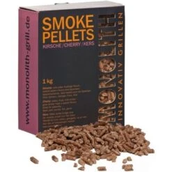 PELLET LEGNA PER BARBECUE AFFUMICATURA A CILIEGIO 1 KG MONOLITH 38127