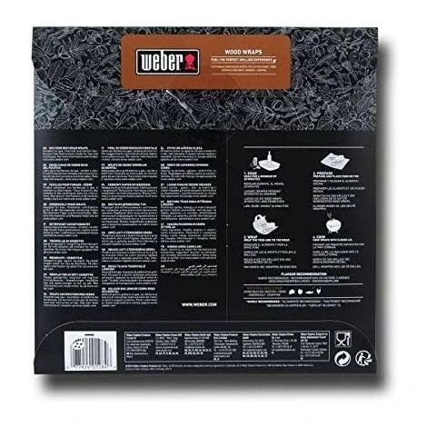 Weber Wraps Per Affumicature Barbecue Cedro Rosso Pacifico 17521 5 Weber Wraps Per Affumicature Barbecue Cedro Rosso Pacifico 17521 - immagine 3