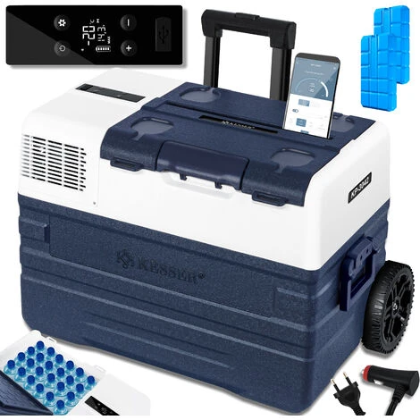 KESSER® Compressore Box Congelatore Elettrico Congelatore, Con Controllo APP Connessione USB 12/24 V 230V, +Telescopico Ruote Frigorifero Raffreddamento A -20 ° C Per Auto, Camion, Barca, Camper, Camp 3 KESSER® Compressore Box Congelatore Elettrico Congelatore, Con Controllo APP Connessione USB 12/24 V 230V, +Telescopico Ruote Frigorifero Raffreddamento A -20 ° C Per Auto, Camion, Barca, Camper, Camp