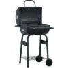 Outsunny Barbecue A Carbone Con Coperchio, Termometro, Mensole E Ruote, 68x63x102cm, Nero -Sconto Weber || Campingaz || OUTSUNNY in Italia 54558145 1