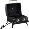 Outsunny Barbecue A Gas Pieghevole Con Coperchio, Termometro E 2 Bruciatori In Acciaio, 55x46.5x41cm, Nero -Sconto Weber || Campingaz || OUTSUNNY in Italia 54558180 1