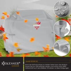 KESSER® Copertura Per Griglia Per Barbecue Premium Copertura Per Grill A Gas Cappa Grigliata Resistente Alle Intemperie - Per Weber, Brinkmann, Char Copertura Protettiva Per Griglia Copertura Protetti -Sconto Weber || Campingaz || OUTSUNNY in Italia 55013850 5