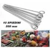 SET 10 SPIEDINI IN ACCIAIO LUNGHEZZA 500 Mm -Sconto Weber || Campingaz || OUTSUNNY in Italia 55866873 1