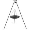 Barbecue Treppiede Da 200 Cm Con Wok In Acciaio Naturale Da 60 Cm -Sconto Weber || Campingaz || OUTSUNNY in Italia 57003986 1