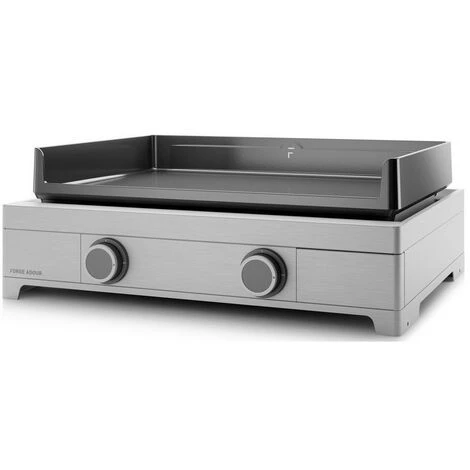 Gas Plancha 7000w Piastra In Ghisa Smaltata 60x41cm - Modern G 60 I - Forge Adour 3 Gas Plancha 7000w Piastra In Ghisa Smaltata 60x41cm - Modern G 60 I - Forge Adour