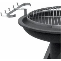 BBQ Gdlc Barbecue Tripode Round Cm64 -Sconto Weber || Campingaz || OUTSUNNY in Italia 59328731 4