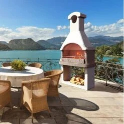 Barbecue In Muratura Modello Columbia 88x58xh.197 Cm - Solo Carbonella -Sconto Weber || Campingaz || OUTSUNNY in Italia 59482300 2