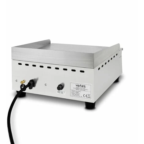 Vertes Piastra Per Griglia Elettrica Professionale, Potenza 1400 Watt, Alloggiamento In Acciaio Inox, Temperatura Regolabile Da 50 A 300°C, Griglia Plancha Elettrica Con Superficie Liscia 31x27cm 4 Vertes Piastra Per Griglia Elettrica Professionale, Potenza 1400 Watt, Alloggiamento In Acciaio Inox, Temperatura Regolabile Da 50 A 300°C, Griglia Plancha Elettrica Con Superficie Liscia 31x27cm - immagine 2