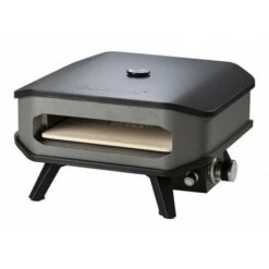 COZZE Forno Per Pizza A Gas 13' Con Term. Fino A 400°, 34 X 34 Cm, Facilmente Trasportabile Con Pietra Refrattaria