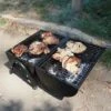 Grill Barbecue Da Tavolo Con Griglia In Acciaio Inox Carbonella Manico In Legno -Sconto Weber || Campingaz || OUTSUNNY in Italia 59903363 1