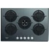 Hotpoint HAGD 72S/MR Linea Estetica Diamond Piano Cottura A Gas 5 Zone Griglie In Ghisa 73cm Specchio