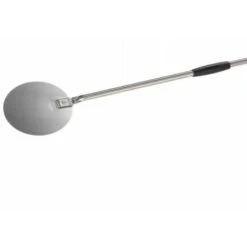Palettino Pizza Casa Acciaio Inox Tondo D. 20 Cm Manico 120 Cm Made In Italy Qualità Professionale