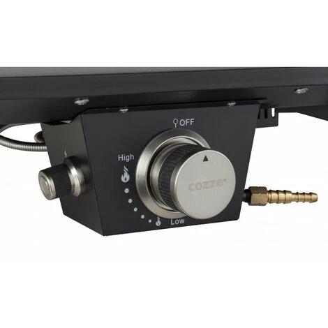 COZZE Forno Per Pizza A Gas 17' Con Term. Fino A 400° 42.5 X 42.5 Cm Facilmente Trasportabile Con Pietra Refrattaria 5 COZZE Forno Per Pizza A Gas 17' Con Term. Fino A 400° 42.5 X 42.5 Cm Facilmente Trasportabile Con Pietra Refrattaria - immagine 3