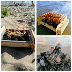 Barbecue A Carbonella Portatile Ecologico Monouso BBQ Usa E Getta Carbone -Sconto Weber || Campingaz || OUTSUNNY in Italia 64003130 4