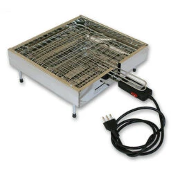 Bistecchiera Griglia Elettrica Satinata In Acciaio Inox 2000 Watt Made In Italy La Stella - ST 2000