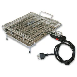 Bistecchiera Griglia Elettrica In Acciaio Inox 2000 Watt Made In Italy La Stella - G8