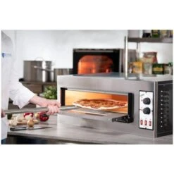 Forno Per Pizza Fornetto Elettrico Professionale 1 Camera Maxi Pizza Ø45cm 455°C -Sconto Weber || Campingaz || OUTSUNNY in Italia 65341326 4