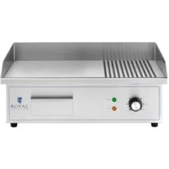 Fry Top Elettrico Piastra Liscia E Rigata Inox Griglia Elettrica 548 X 350 Mm -Sconto Weber || Campingaz || OUTSUNNY in Italia 65341339 4