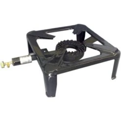 FORNELLONE A GAS 4 PIEDI 30x30CM PAPILLON - BRUCIATORE IN GHISA - FORNELLO