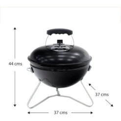 Barbecue A Carbone Portatile Da Tavolo Kekai Tahoe 37x37x44 Cm Coperchio Con Sistema Di Trasporto E Bloccaggio Smaltato Nero -Sconto Weber || Campingaz || OUTSUNNY in Italia 69347070 4