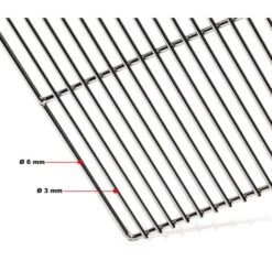 Griglia Rettangolare Per BBQ 60x40 Cm In Acciaio Inox Con Manici Per Grill A Gas, A Sfera Ecc -Sconto Weber || Campingaz || OUTSUNNY in Italia 69645200 5