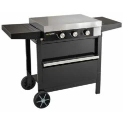 Cook'in Garden - Griglia A Gas In Ghisa FINESTA Su Carrello - 3 Bruciatori