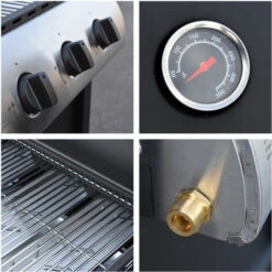 Barbecue A Gas HAWAÏ - 3 Bruciatori 8,4kW -Sconto Weber || Campingaz || OUTSUNNY in Italia 70592684 3