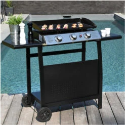 Piastra A Gas SÉVILLE - 3 Bruciatori 7,5kW + Carrello -Sconto Weber || Campingaz || OUTSUNNY in Italia 70592763 5