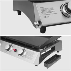 Piastra A Gas SÉVILLE - 3 Bruciatori 7,5kW -Sconto Weber || Campingaz || OUTSUNNY in Italia 70592781 3