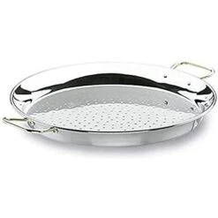 Lacor 60138- Padella Per Paella Valenciana Inox 38 Cm