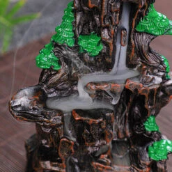 Bruciatore Di Incenso A Cascata Di Montagna A Doppia Faccia, Portaincenso A Riflusso Della Torre Del Fiume In Resina, Fontana Di Incenso Per Aromaterapia Fresca Cascate Di Fumo -Sconto Weber || Campingaz || OUTSUNNY in Italia 71080823 3