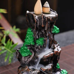 Bruciatore Di Incenso A Cascata Di Montagna A Doppia Faccia, Portaincenso A Riflusso Della Torre Del Fiume In Resina, Fontana Di Incenso Per Aromaterapia Fresca Cascate Di Fumo -Sconto Weber || Campingaz || OUTSUNNY in Italia 71080823 4