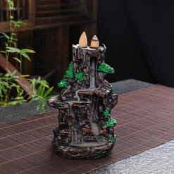 Bruciatore Di Incenso A Cascata Di Montagna A Doppia Faccia, Portaincenso A Riflusso Della Torre Del Fiume In Resina, Fontana Di Incenso Per Aromaterapia Fresca Cascate Di Fumo -Sconto Weber || Campingaz || OUTSUNNY in Italia 71080823 5