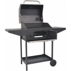 Barbecue A Carbonella Con Ripiano Inferiore Nero VidaXL -Sconto Weber || Campingaz || OUTSUNNY in Italia 7220932 2