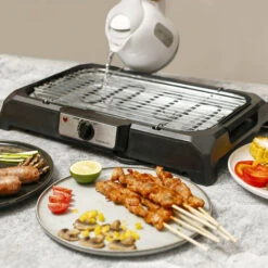 Aigostar Lava 31LDQ - Griglia Senza Fumo, Griglia Per Barbecue Elettrica Interna Compatta E Portatile, Temperatura Costante, Superficie Antiaderente E Vassoio Rimovibile -Sconto Weber || Campingaz || OUTSUNNY in Italia 72603435 3