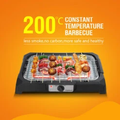 Aigostar Lava 31LDQ - Griglia Senza Fumo, Griglia Per Barbecue Elettrica Interna Compatta E Portatile, Temperatura Costante, Superficie Antiaderente E Vassoio Rimovibile -Sconto Weber || Campingaz || OUTSUNNY in Italia 72603435 5