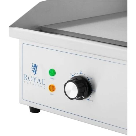 Fry Top Elettrico Piastra Liscia In Inox Griglia Elettrica 727 X 420 Mm 3000 W 4 Fry Top Elettrico Piastra Liscia In Inox Griglia Elettrica 727 X 420 Mm 3000 W - immagine 2