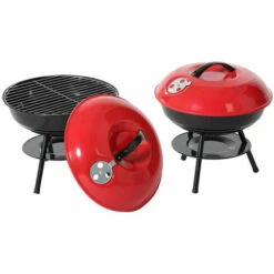 Barbecue Portatile Rosso/Nero 35,5 X 37 Cm -Sconto Weber || Campingaz || OUTSUNNY in Italia 76566141 2