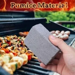 1pc BBQ Grill Brick Grill Pan Cleaner Grill Raschietto Pulizia Pietra BQ Supporto Macchia Grease Cleaner BBQ Strumento Pulizia Pietra (10×7×4cm) -Sconto Weber || Campingaz || OUTSUNNY in Italia 76983083 3