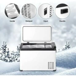 WOLTU Mini Frigo Portatile Frigorifero Piccolo Elettrico Mantenimento Freddo E Caldo -Sconto Weber || Campingaz || OUTSUNNY in Italia 80879250 5