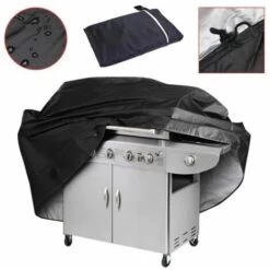 None Copertura Per Barbecue Protezione Per Barbecue Copertura Per Barbecue Impermeabile Antipolvere Antipioggia 150x100x60cm -Sconto Weber || Campingaz || OUTSUNNY in Italia 81351712 3