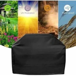 None Copertura Per Griglia Per Barbecue Protezione Impermeabile Antipolvere Antipioggia (senza Tappetino Per Griglia) 100 66 80 Cm -Sconto Weber || Campingaz || OUTSUNNY in Italia 81351763 4