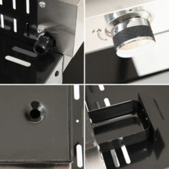 Piastra A Gas MÉRIDA 4 Bruciatori + Carrello -Sconto Weber || Campingaz || OUTSUNNY in Italia 81880932 3