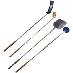KIT PALE SET PALA PIZZA FORNO A LEGNA 4pz COMPLETO